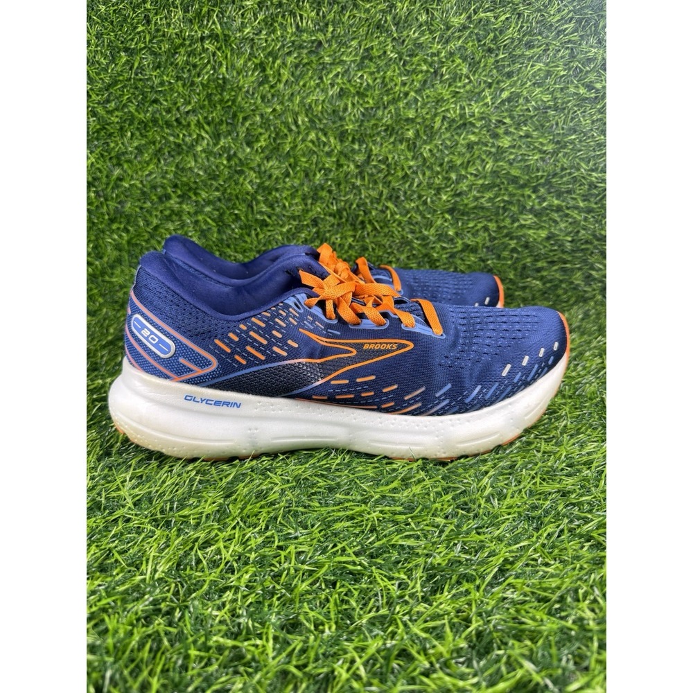 Brooks Glycerin 20 Mens Running Shoes Blue Orange 1103821D444 Size 13 D